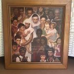 Norman Rockwell “Golden Rule” Framed Print