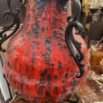 Mid Century Iron & Ceramic Lamp