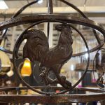Rooster Kitchen Hanging Pot Rack