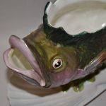 Majolica Gravy Boat