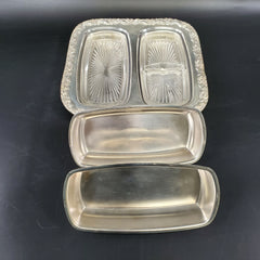 Elegant Double Butter Dish