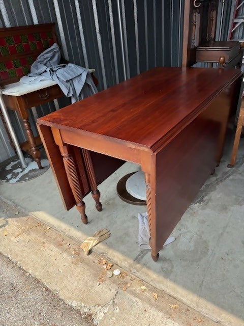 cherry drop leaf table