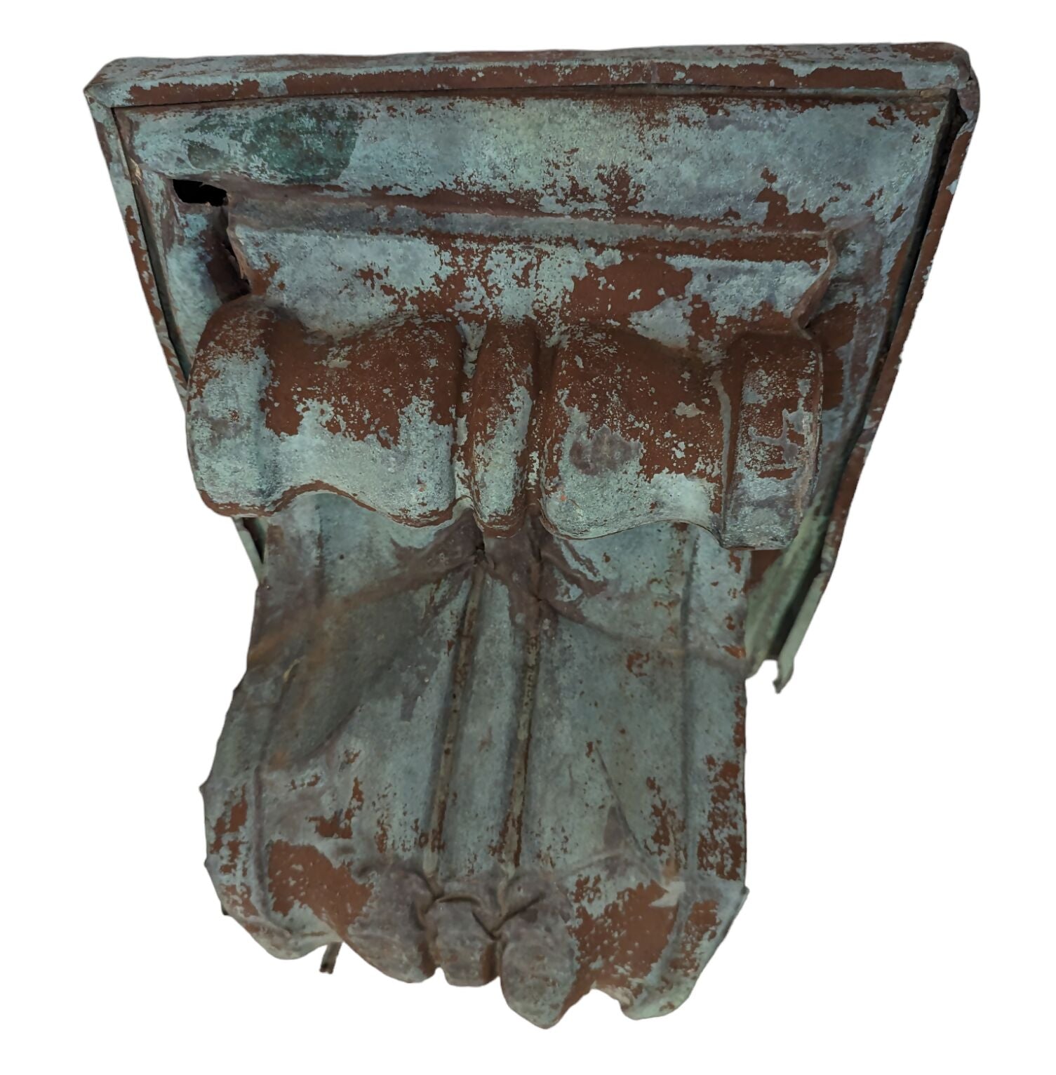 Architectural Salvage Fragment Copper Fixture