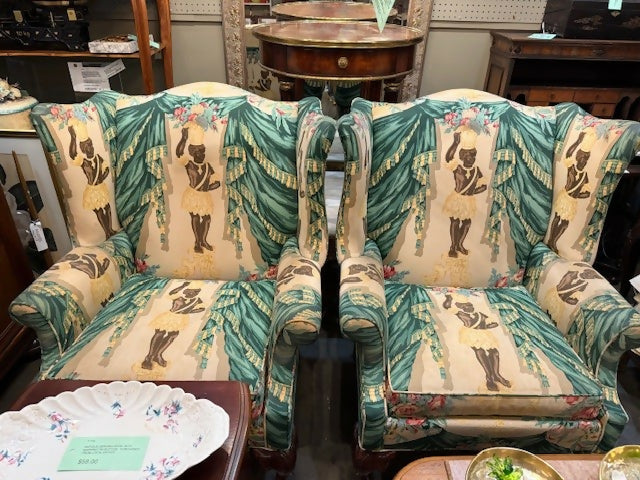 WINGED BACK CHAIRS #3