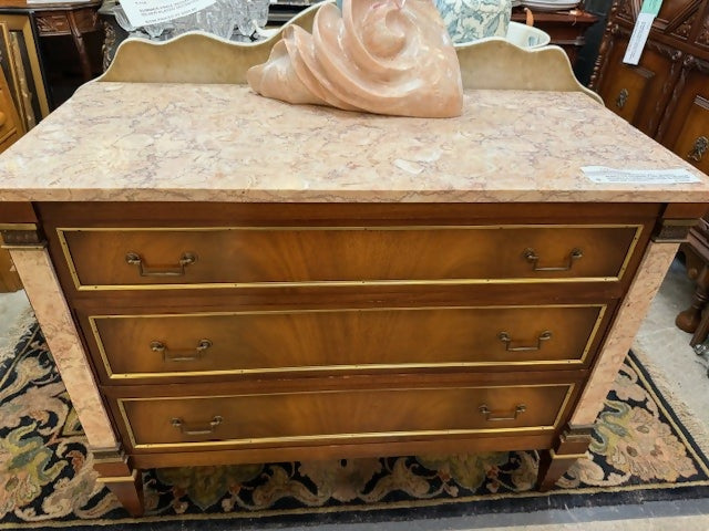 MARBLE TOP CHEST