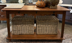 Antique Farmhouse Table Kitchen Island