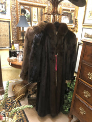 Full length mink coat