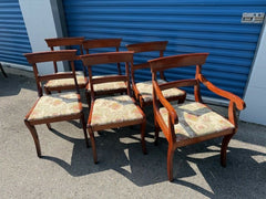 set of six cherry charirs - one arm and five sides