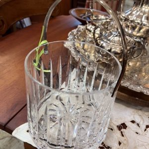 Heavy Lead Crystal Ice Bucket