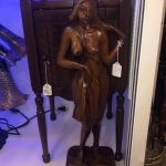 Vintage hand-carved nude goddess