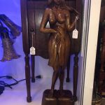 Vintage hand-carved nude goddess