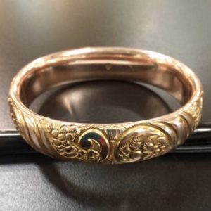 Gold filled Victorian Bangle