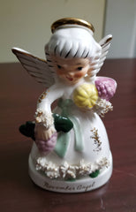 Vintage 1950's Napco Spaghetti Trim November Angel