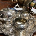 Ornate Silver Plate “Sheffield “ Tea Service