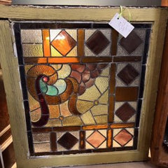 Square Stained Glass with Jewels