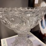 Cut Crystal Bowl with Stand