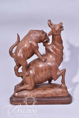 HAND CARVED WOODEN ANIMALS