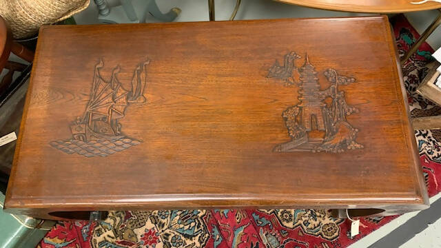 Asian Inspired Coffee Table – GasLamp Antiques