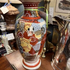 Large Vintage Satsuma Vase