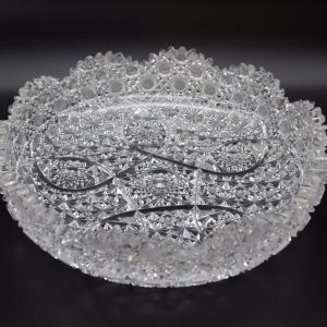 Early American Brilliant Cut Glass Crystal Bowl