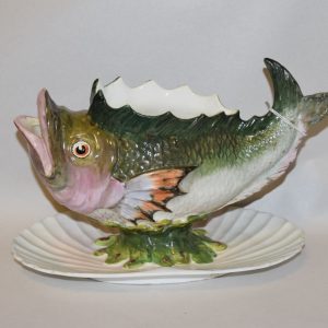 Majolica Gravy Boat