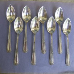 Set of 8 Sterling Louis XIV Grapefruit Spoons