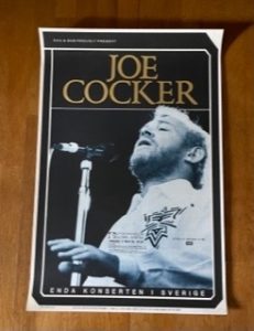 CONCERT POSTER – RARE- UNFRAMED