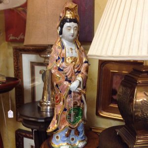 Asian Porcelain Female Figurine