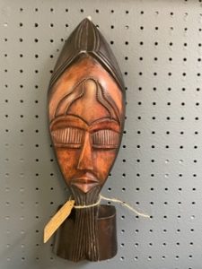 African Vintage Made in Ghana Handcrafted Mask