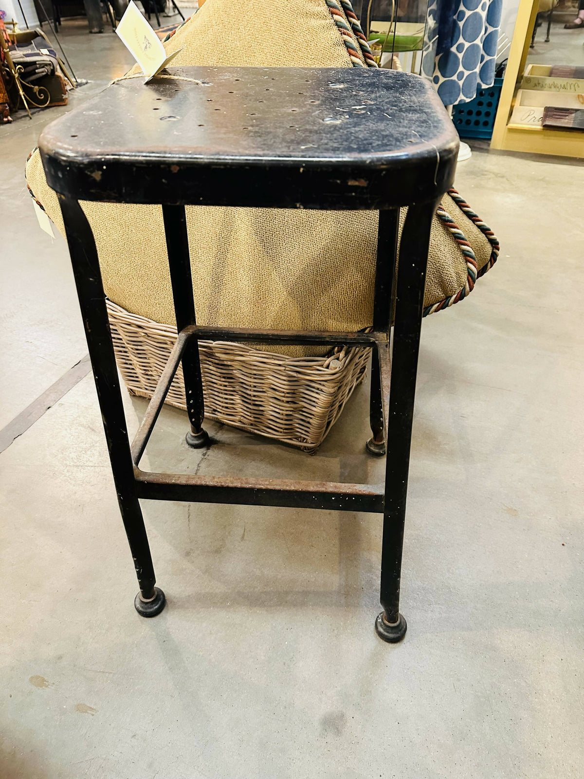 Vintage Industrial Shop Stool