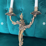 Light Candle Wall Sconces Pair