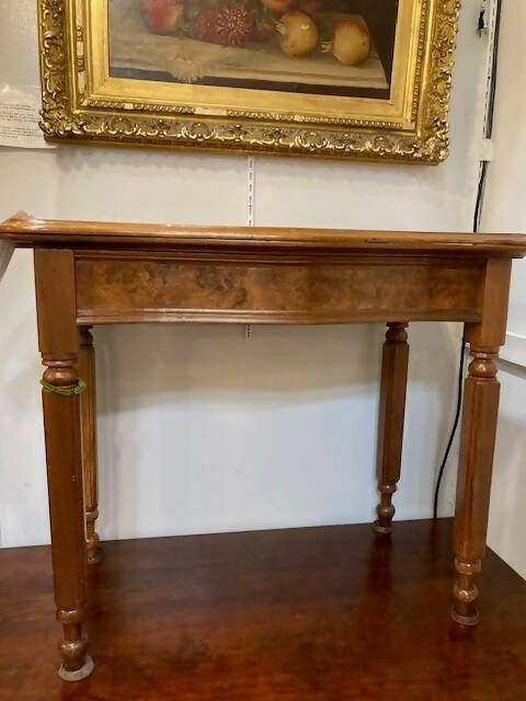 ANTIQUE WALNUT GAME TABLE
