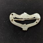Art Nouveau Sterling Front Sash Pin Buckle