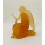 Daum France Archangel Gabriel Glass Figurine