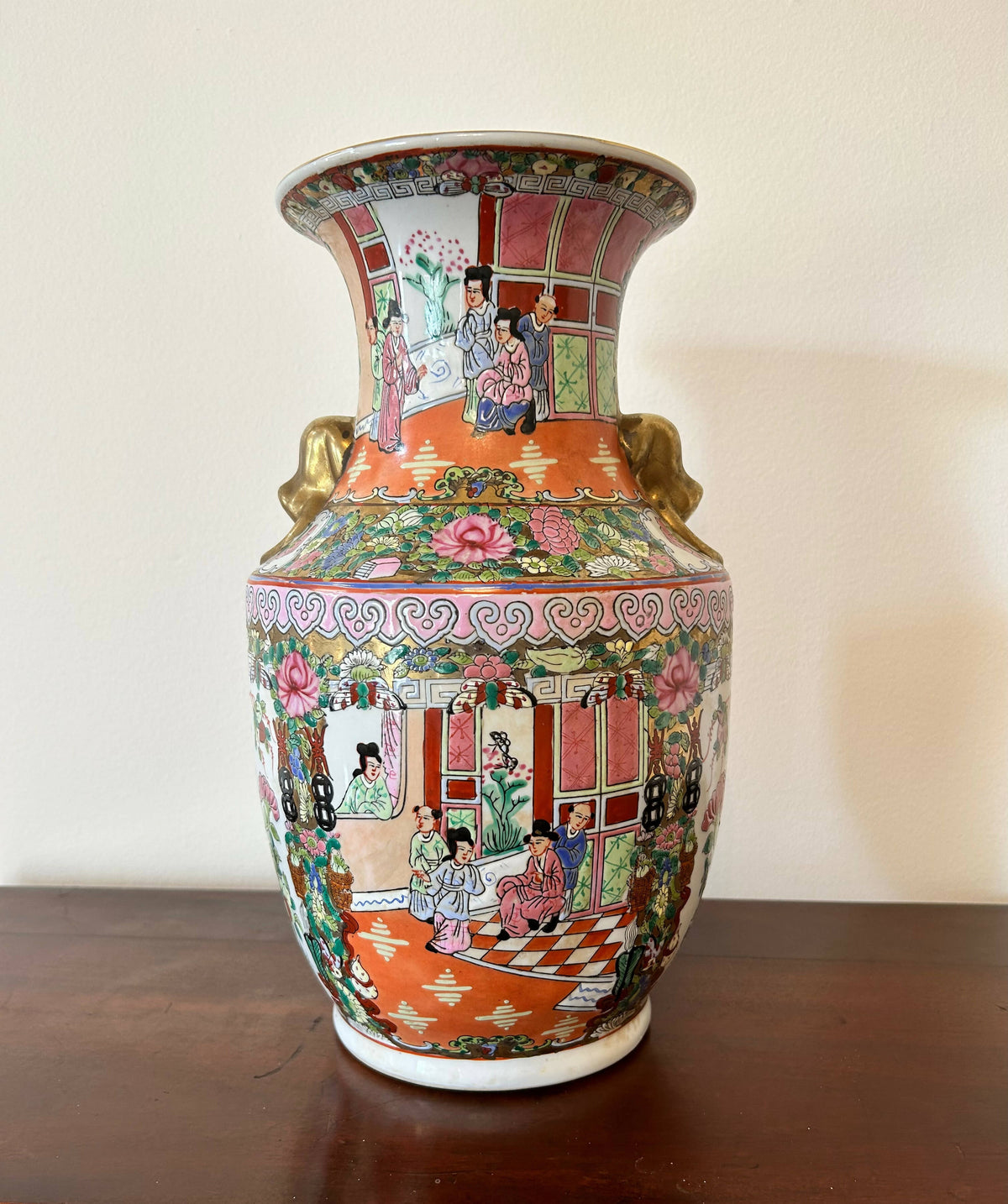 Vintage Famille Rose Vase