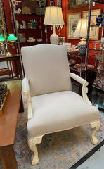 Linen armchair